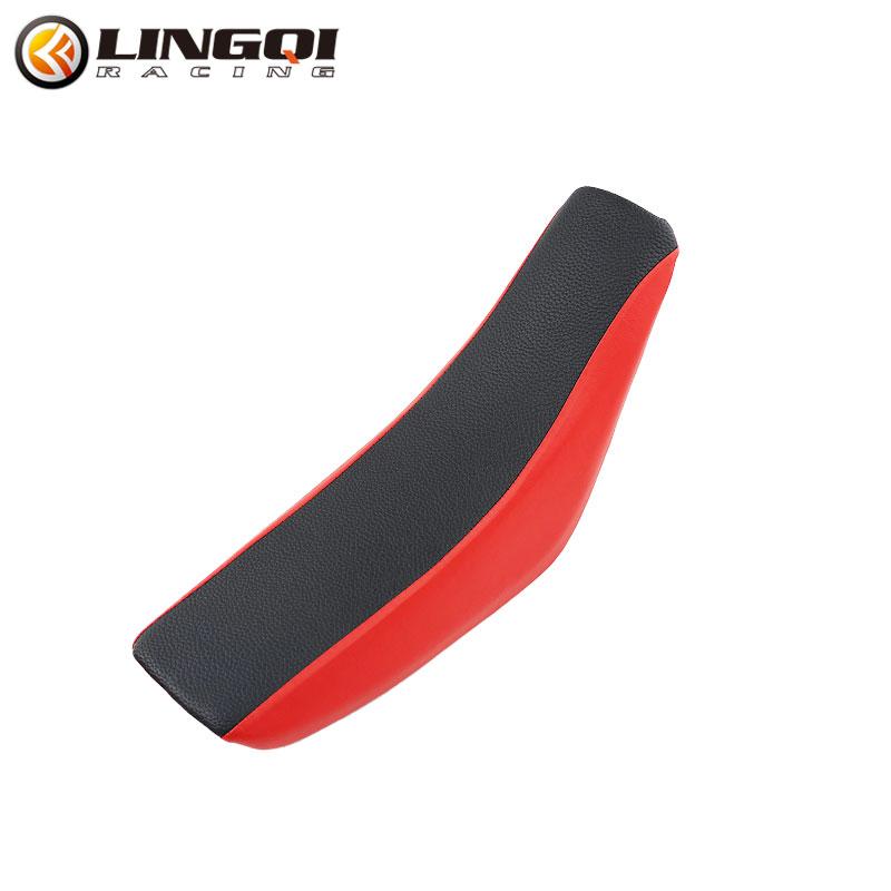 

LINGQI RACING Red Soft Seat Saddle Cushion Anti-skid For CRF50 CRF 50 2008 Pit Dirt Bike Off Road Motorcycle Accessories Black Red