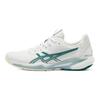 Asics Solution Speed FF 3 Comfortable Versatile Non-Slip Low-Top Tennis Shoes Women sneaker White Green 1042A289-100