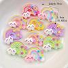 Creative Resin Cloud Rainbow Pendant Accessories DIY Pendant Accessories
