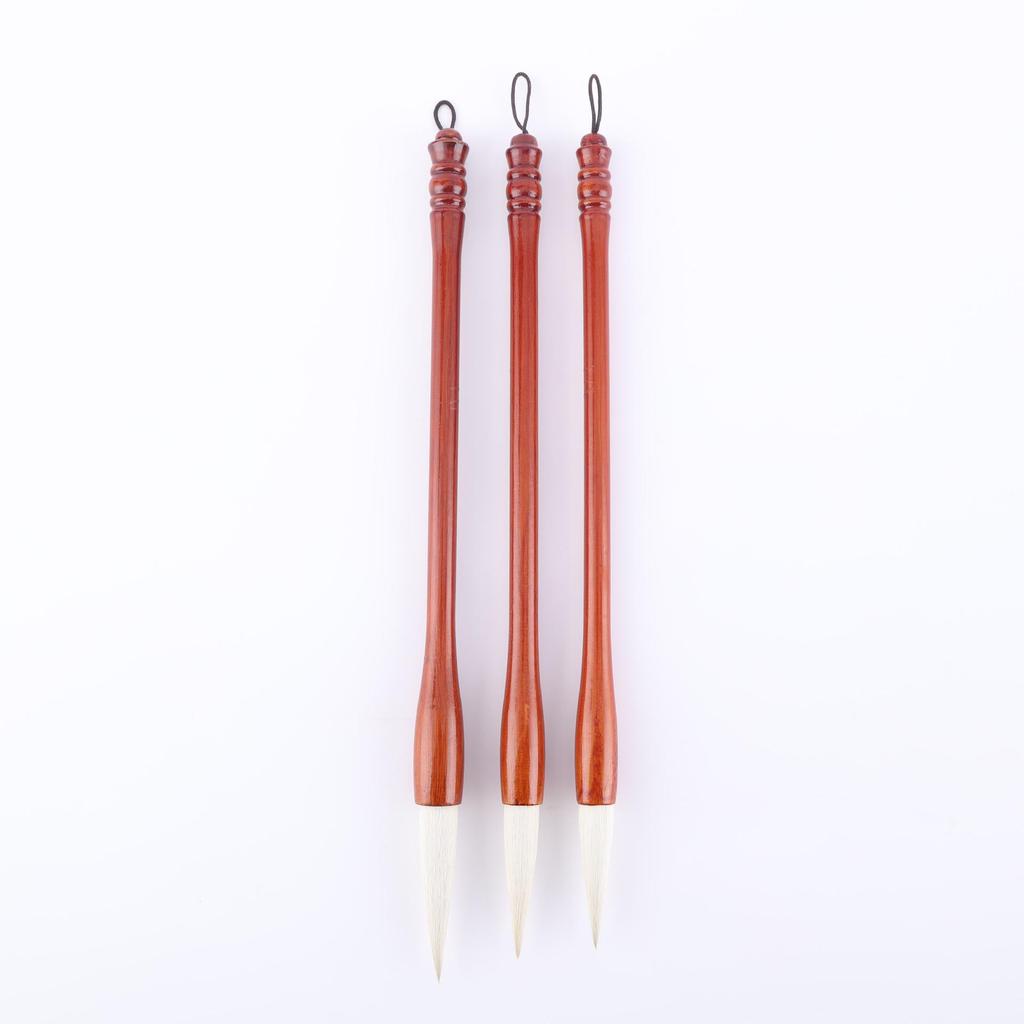Changfeng Large Sheep Hair Brush Set for Calligraphy & Painting with Brush Holder and Rest
