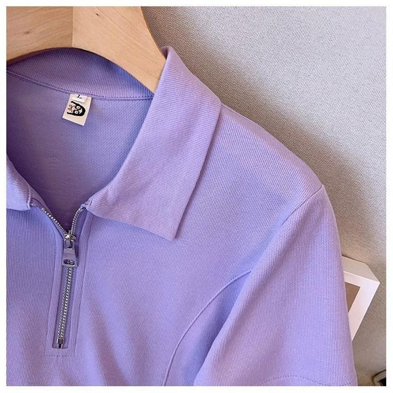 Plus Sizepolo Collar Short Sleeved T-shirt Top Wide Leg Pants Two-piece Set Elegant Women's Casual Temperament Set