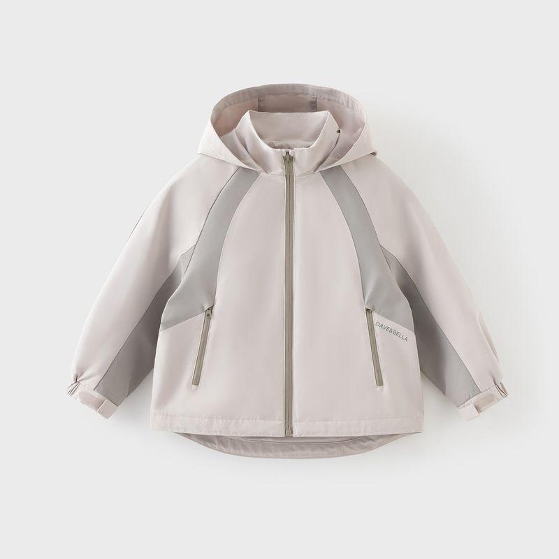 David Bella Kidsren s Jacket Boys  2026 New Waterproof and Breathable Jacket Girls  Windproof Jacket Spring Wear Khaki [Ready Stock] 120