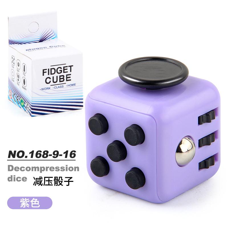 New And Strange Toys Decompression Rubik'S Cube, Vent Decompression Dice, Press 6-Sided Finger Rubik'S Cube, Source Factory