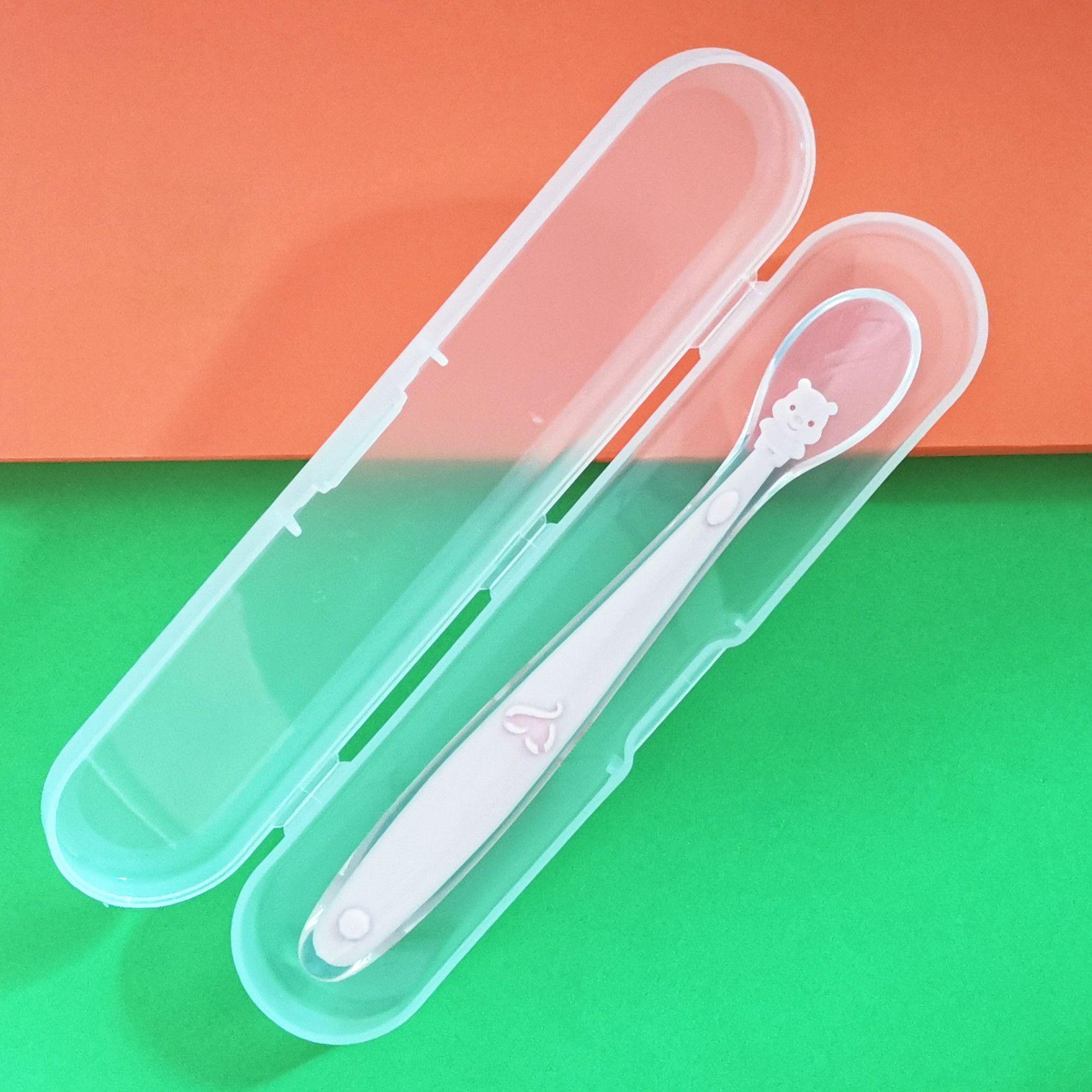

Soft Silicone Baby Training Spoon for Newborns – Children s Tableware for Introducing Solid Foods