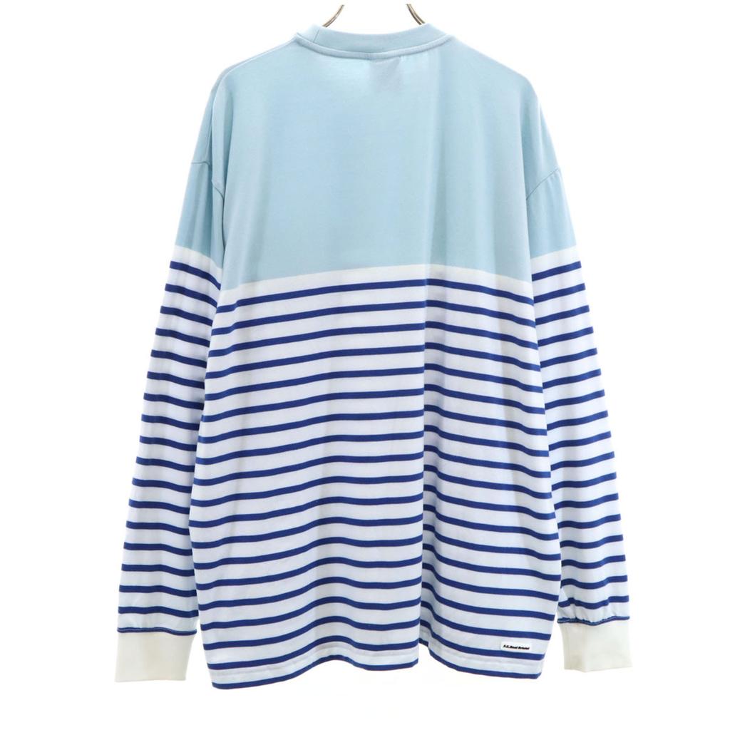 Bristol Border Pattern Long Sleeve T-shirt Men's Used