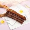 Tan Mujiang Lacquer Art Scalp Massage Comb