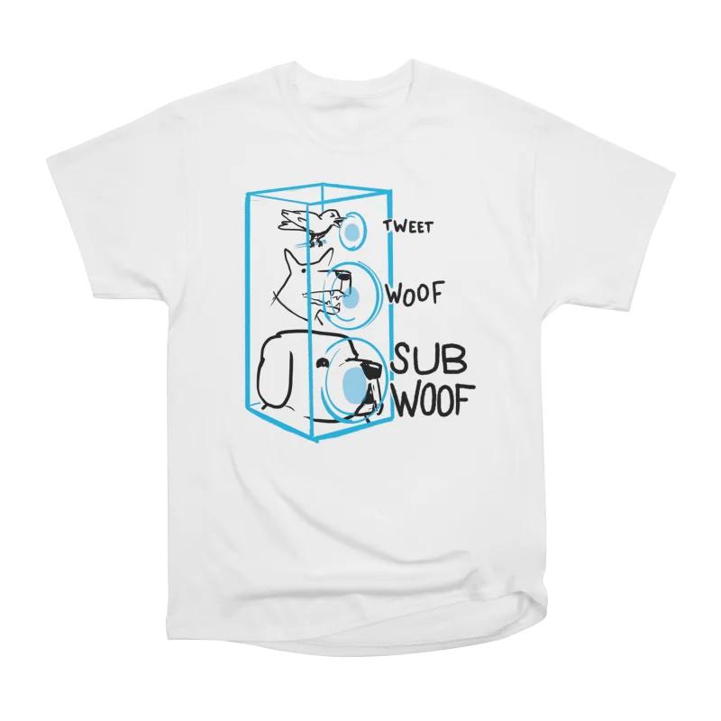 Men Casual Shirts Short Sleeves SUBWOOF Tees Oversized T-shirts S