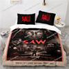 Horror Movie Saw 3D Bedding Set Print Duvet Cover Sets with Pillowcases Home Textile Twin Full Queen King Size for Bedroom Decor
