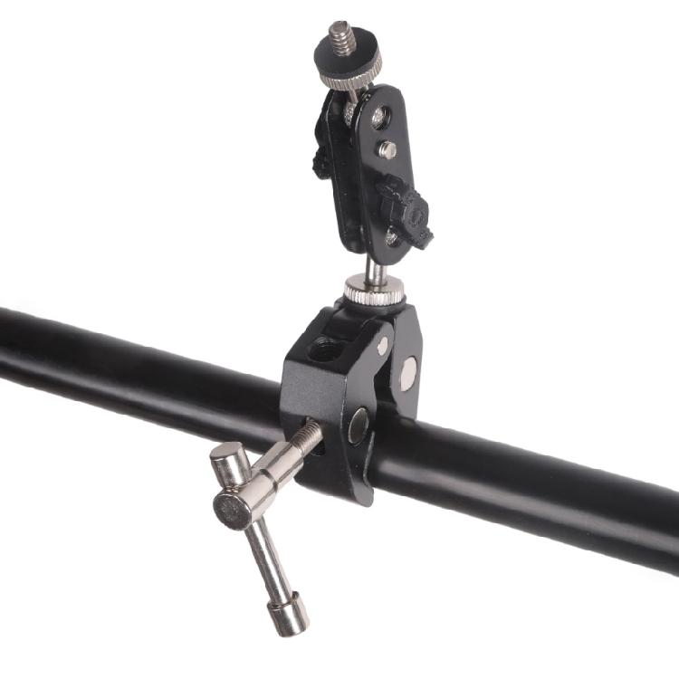 Multipurpose Aluminum Alloy Clamp Adapter For Bike Motorcycle Fishing Rod And Studio Background Mounting
