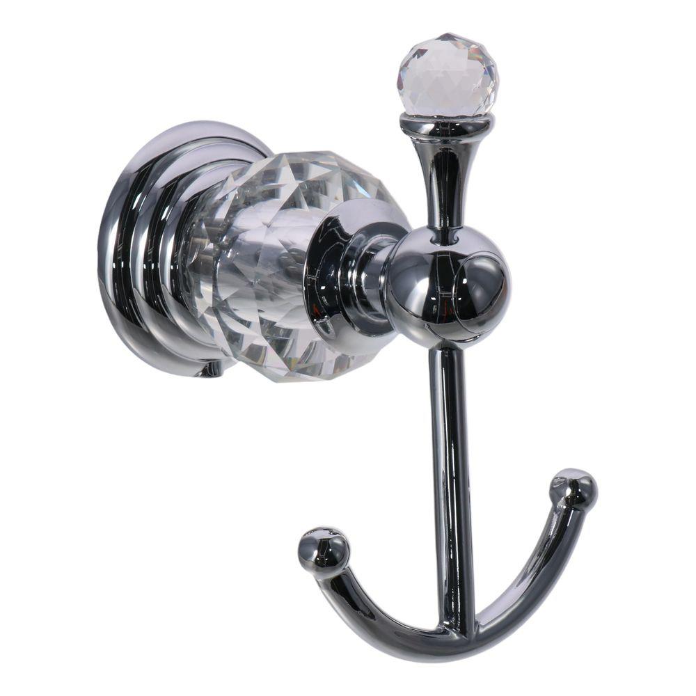 

9×9.5×9cm Crystal Towel Hook Stainless Steel Wall Hook Light Luxury Towel Rack Bathroom