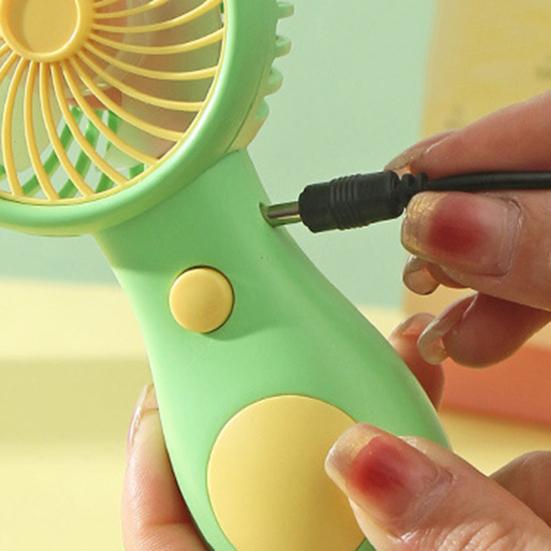 Snail-Shaped Handheld Fan with USB Charging Cute Portable Mini Fan with 2 Speeds Lightweight Quiet Summer Gadget for Travel Office Outdoor