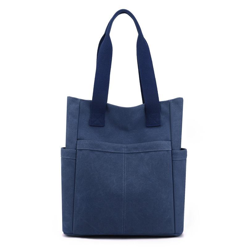 Women's Handbag, Retro Canvas Bag, Women's Versatile Casual Tote Cloth Bag, Large-capacity Mother Shoulder Bag.