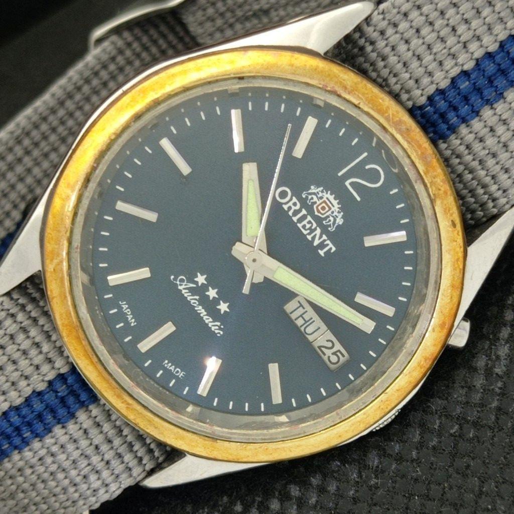 

Б/У ORIENT AUTOMATIC 46941 ЯПОНИЯ МУЖСКИЕ ЧАСЫ a311411-1 Sku593b-a311411