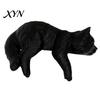 Cat Shelf Decoration Cute Figurine Computer Monitor Decor, 3D Printed Screen TV Lazy Figure Topper, Small Kitten Car Dashboard Ornament for