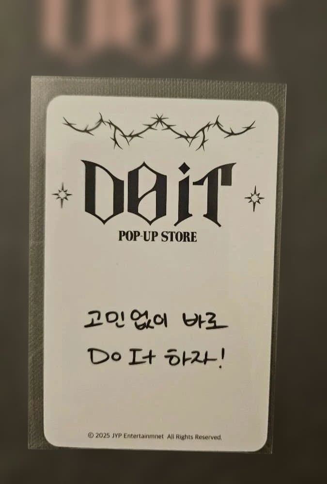 [USED] Stray Kids DOIT POPUP Trading Card Bang Chan Lucky Drop