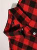 European Size Plaid Hooded Short-Sleeved Men's Cardigan Shirt with Double Pocket Flap
