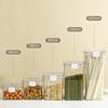 Transparent Storage Container Kitchen Sealed Jar for Coffee Beans Grains Food Sealing Storage Box Kitchen Storage Supplies