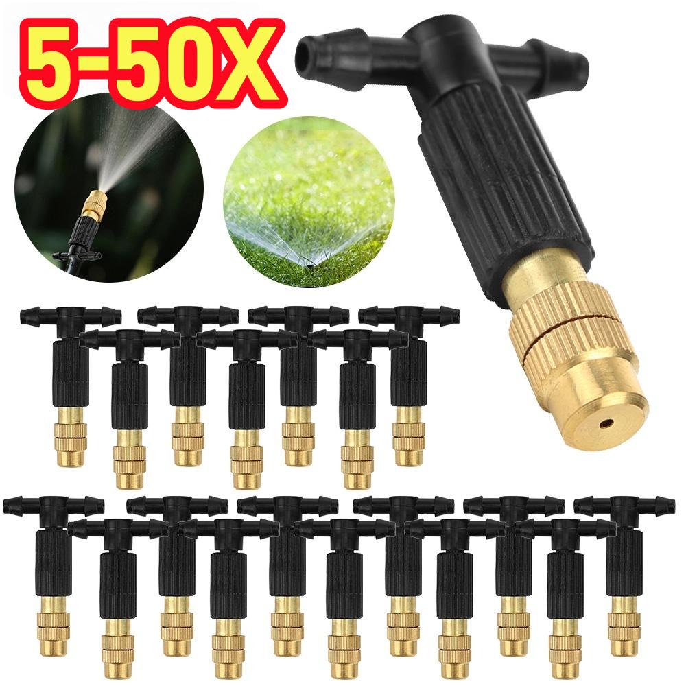 5-50PCS Portable Sprinkler Head Automatic Spray Tip Nozzle Adjustable Water 4/7 Pipe Garden Easily Carrying Eco-friendly Tool