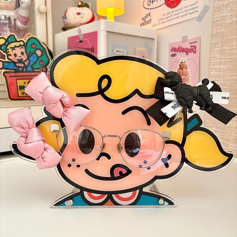 Acrylic Hair Clip Glasses Holder