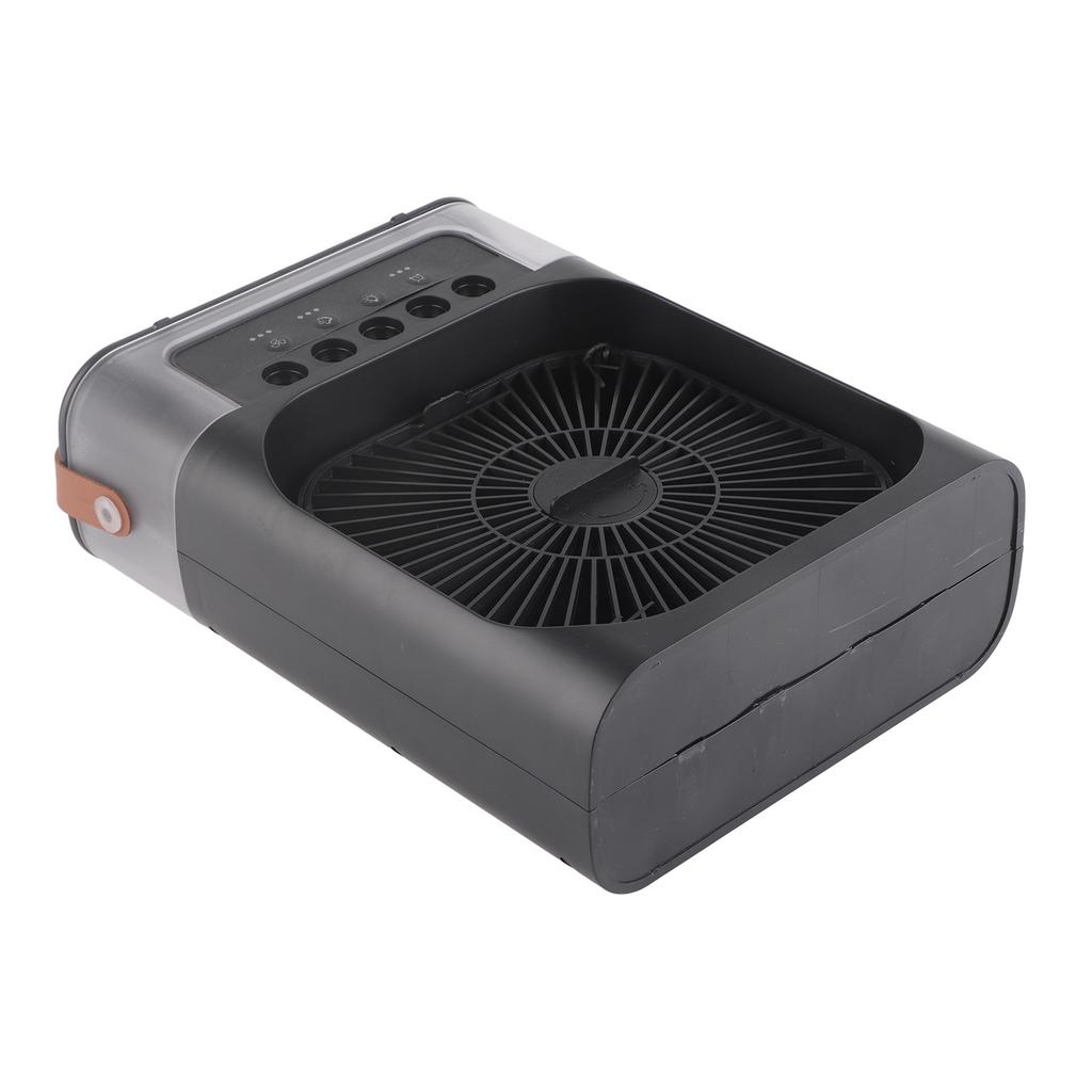 Personal Evaporative Air Cooler with 600ml Water Tank USB 7 Color Light 3 Speeds Air Cooler
