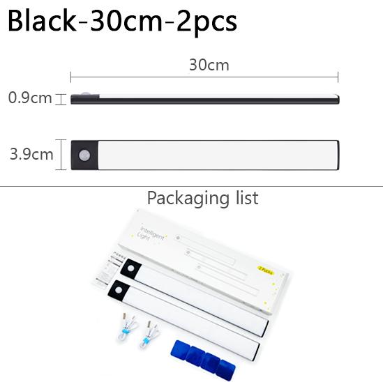2Pie Motion Sensor Wireless LED Night Light TypeC Rechargeable Cabinet Wardrobe Lamp for Kitchen Staircase Bedroom Lighting