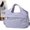 Geantă de mână cu capacitate mare pentru femei, geantă de umăr de culoare solidă, geantă crossbody ușoară