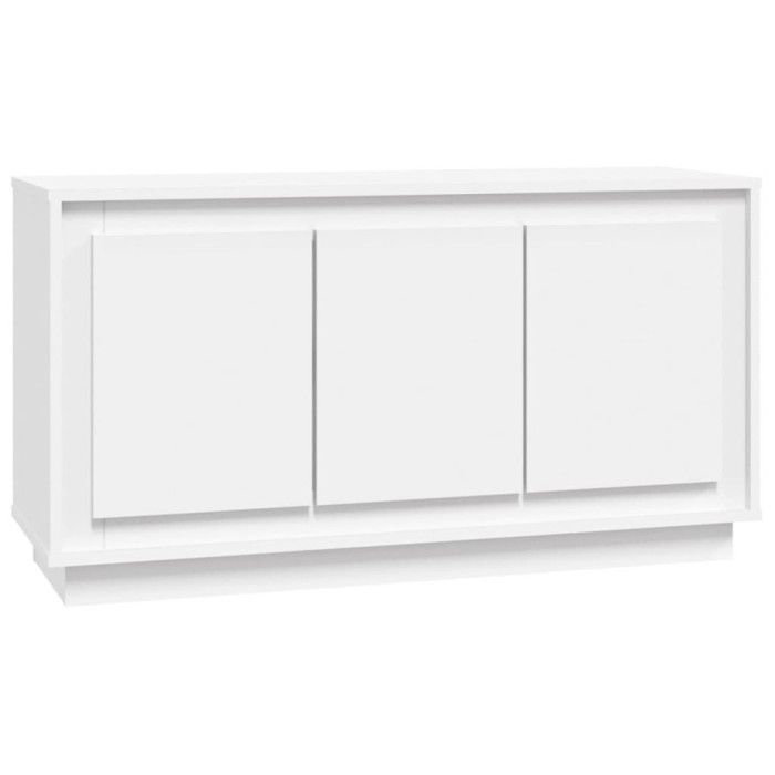 VidaXL Buffet White 102x35x55 Cm Engineered Wood 831885