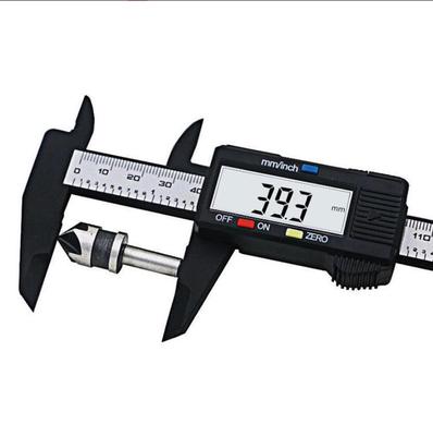 6 inç Dijital Elektronik Karbon Fiber Sürmeli Kaliperler Ölçer Mikrometre Ölçme Aracı