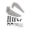 1 Pair Motorcycle Side Spoiler Deflector Wing Windshield Acrylic Construction Suitable for Adventure