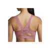 Nike Logo Print Medium Support Padded Asymmetric Sports Bra Women Underwear Pink DQ5243-667