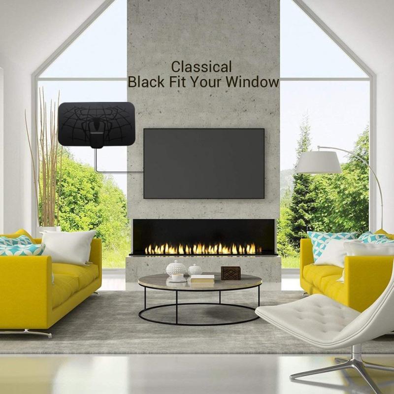 Wewnętrzna cyfrowa antena Hdtv z odłączanym wzmacniaczem sygnału Bezpłatna antena kanałów Full Hd