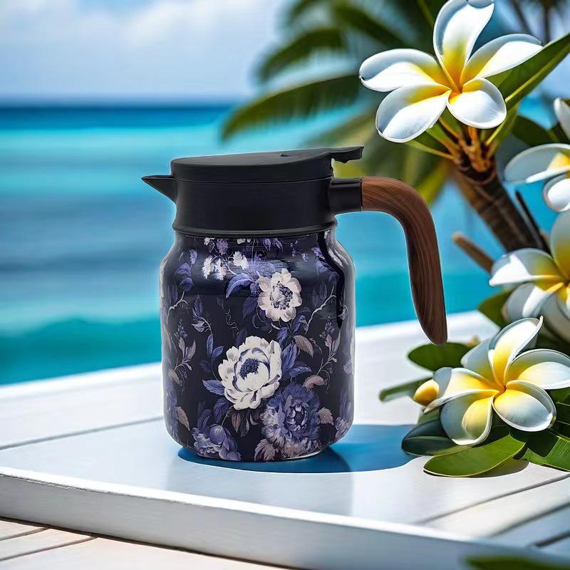 Stainless Steel Insulated Tea Pot with Tea and Water Separation