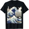 Wttyolo Vintage Japanese Painting Tsunami The Great Wave T-Shirt
