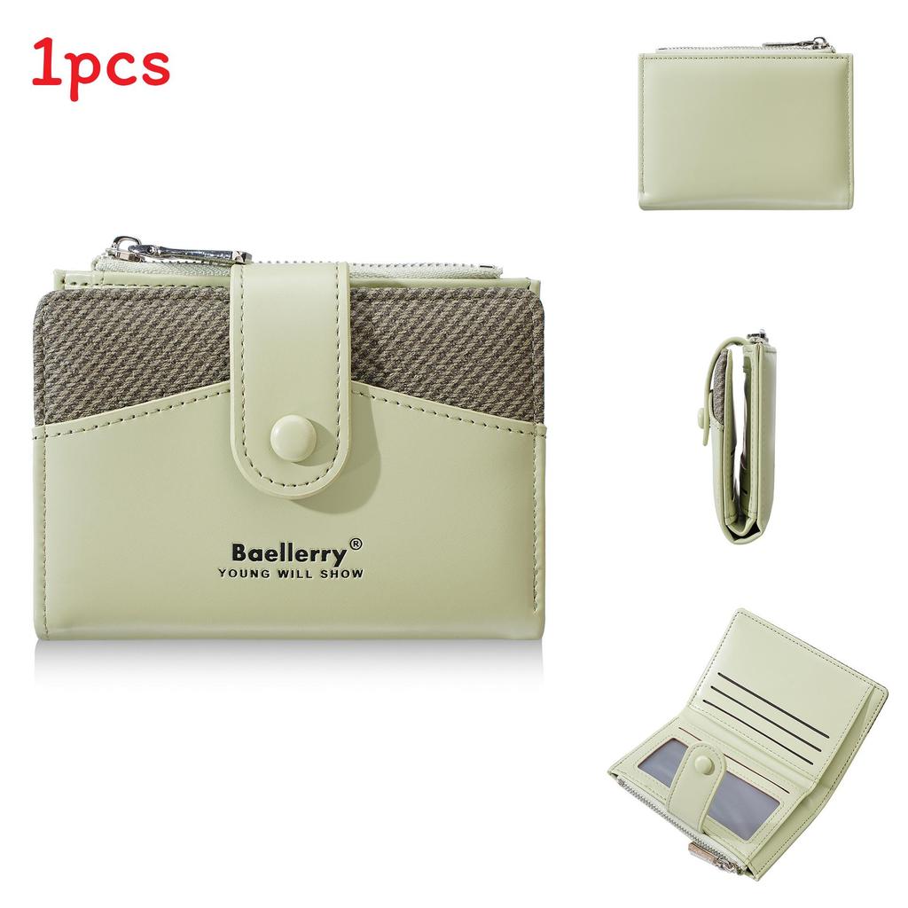Baellerry Pu Leather Card Holder Wallet For Women With Antitheft Design And Multiple Card Slots