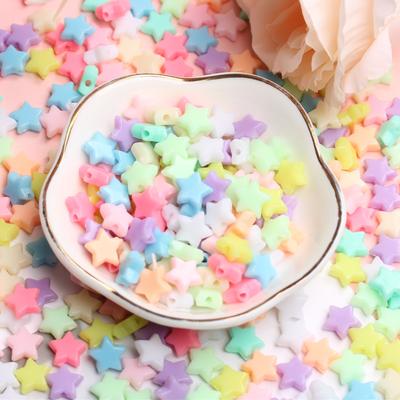 DIY Macaron Color Beads Bracelet Necklace Handmade Materials Jewelry Accessories Creamy Five-pointed Star Fashion 400pcs  Accessories