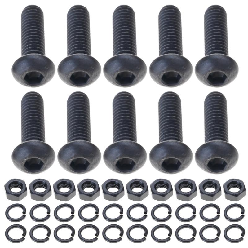 

Upgrades Round Head Screws Complete with Hexagonal Nut & Washers Corrosion Resistant Screws Upgrades for Furniture Assembly 1