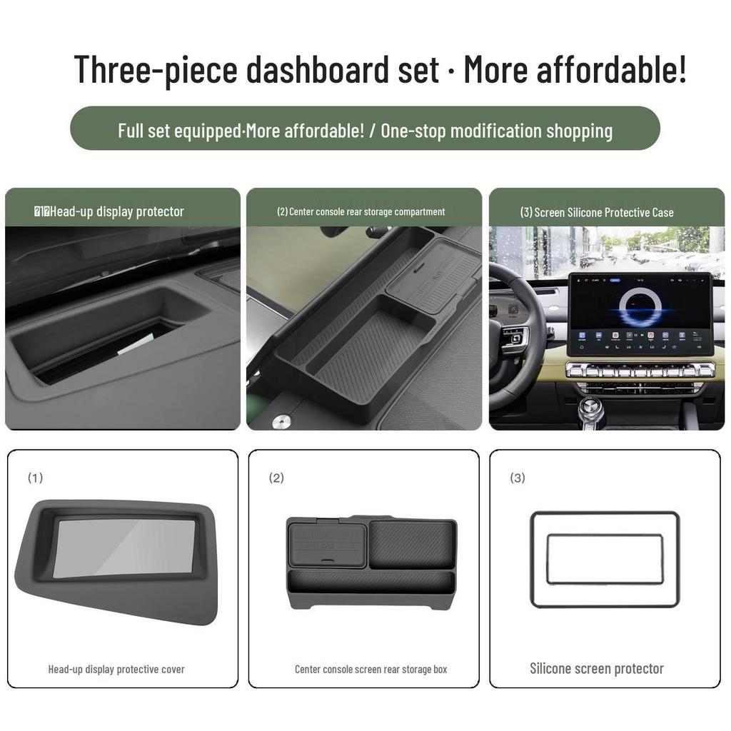Dongfeng Mengshi M817 Wireless Charging Silicone Pad Cup Holder