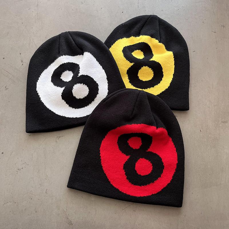 Punk Street Acrylic Knit Hat With Warmth For Casual Winter Wear