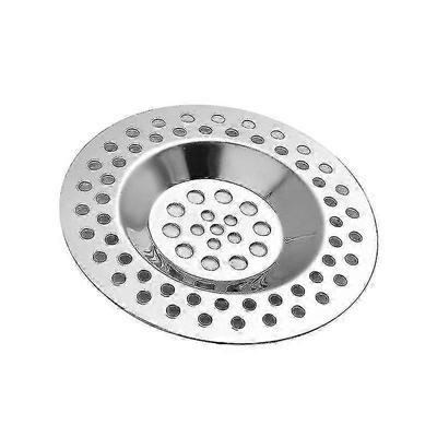 Tappo Scarico Raccogli Capelli Acciaio Inox Filtro per Lavello Cucina Tappo Doccia Bagno Tappo Foro Raccogli Capelli, Filtro Protezione Scarico(4 pezzi, Argento)