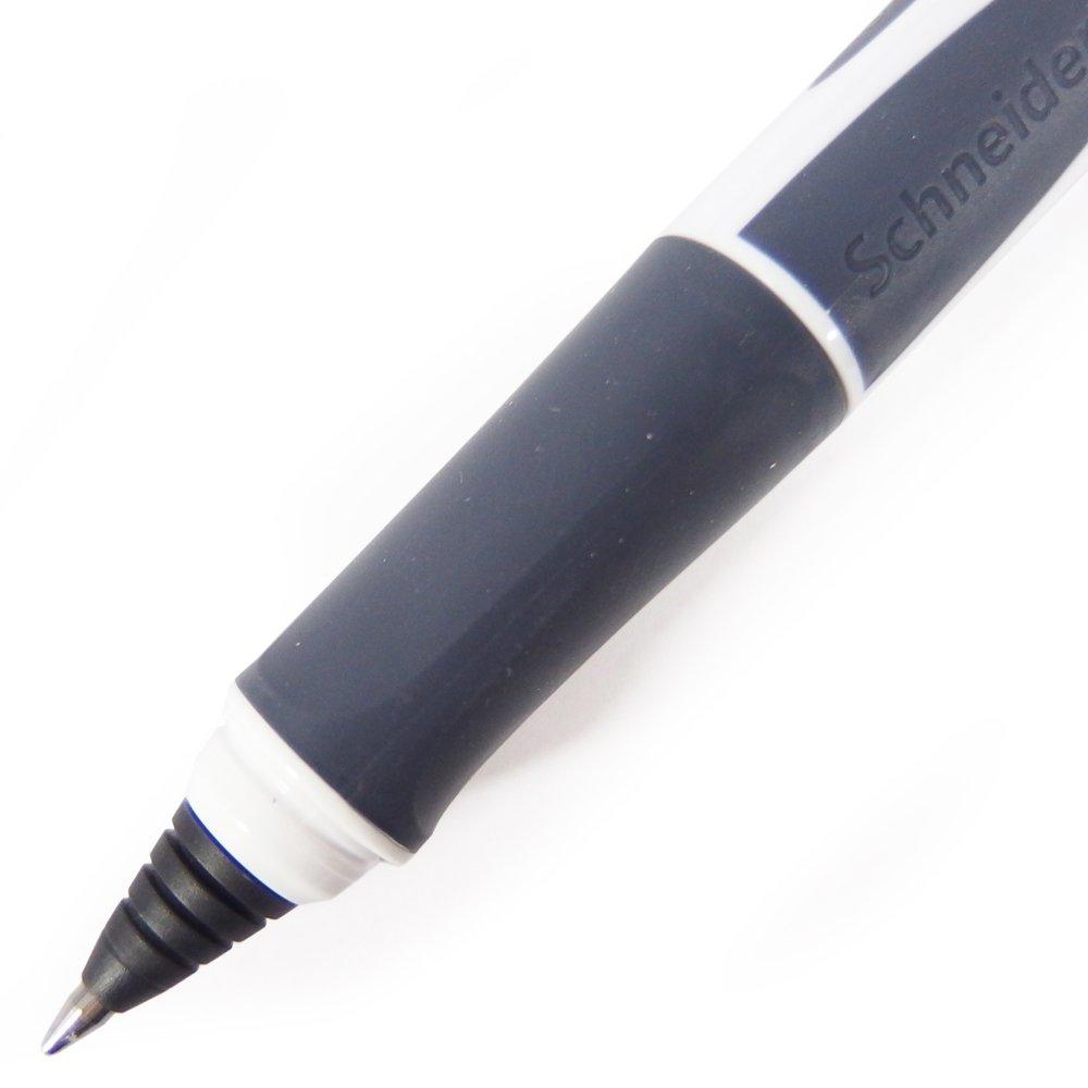 Schneider Ray Series Rollerball Nib Ink Body RYRB187849 Pen, Size Medium, Color Black, Color White/Gray,