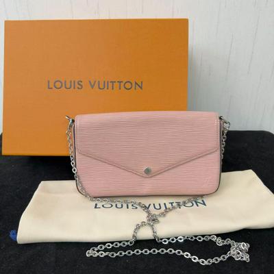 [Gebraucht] Pochette Felicie Lange Kette Leder Drei-in-Eins Umhängetasche - Ausgezeichnet #HJZP94