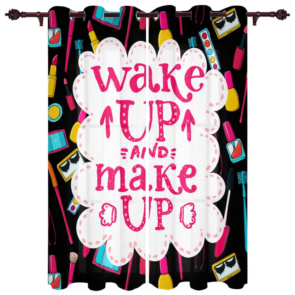 Žena Kosmetika Lak na nehty Okenní závěs do ložnice Domácí dekorace Závěs na pozadí do obývacího pokoje Kuchyňský závěs