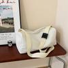Minimalist Large Capacity Canvas Messenger Bag For Daily Commute And Street Style