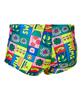 Laelliseupocheu [Osmr682 Mlt] Cartoon Short Square Regular Men'S Swimwear Multi