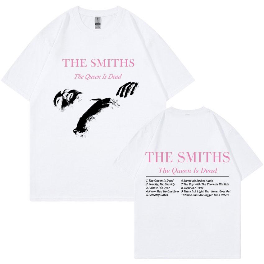 The Smiths The Queen Is Dead Morrissey Print Oversized Tshirt Fashion Punk Rock Band Tshirts Streetwear Unisex Comfort T Shrit