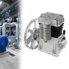 2055-2HP Aluminum Air Compressor Head,Silver Air Compressor Pump Head Mounting On Air Compressor for Automotive Industry