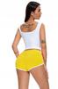 Women's Sports Shorts Comfortable Shorts Yellow M