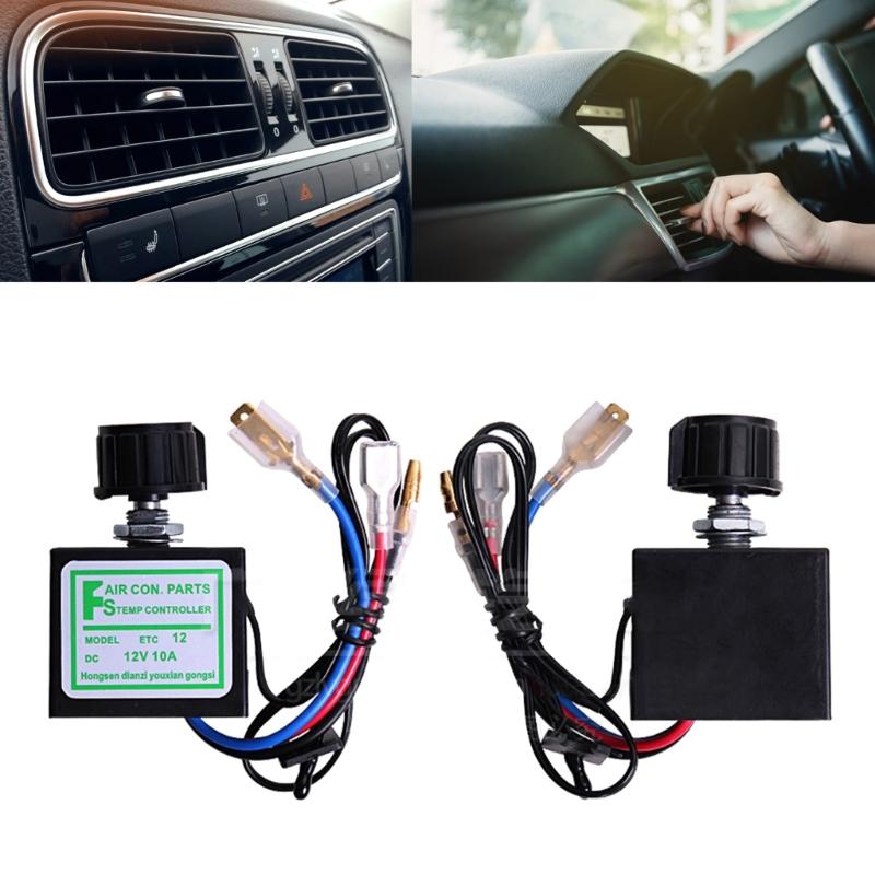 DC12V/24V 10A Termostat Przełącznik obrotowy temperatury z czujnikiem do parownika