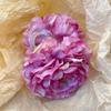 French Elegant Peony Flower Hair Claw Beautiful Simulation Flowers Hair Claw Clip Chic Summer Beach Headpiece for Women Girls