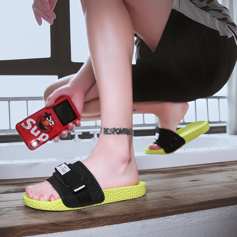 Popcorn Slippers, Men's Summer Outdoor Trendy Fashion, Men's Sandals, Velcro, EVA Soft Sole, Straight Drag